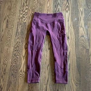 red lulu movement leggings
